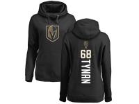 Women's Adidas NHL Vegas Golden Knights #68 T.J. Tynan Backer Black Pullover Hoodie Adidas