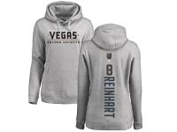 Women's Adidas NHL Vegas Golden Knights #8 Griffin Reinhart Backer Gray Pullover Hoodie Adidas