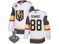 Women's Adidas Vegas Golden Knights #88 Nate Schmidt White Away Authentic 2018 Stanley Cup Final NHL Jersey