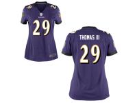 Women's Baltimore Ravens Earl Thomas III Nike Purple Game Jersey