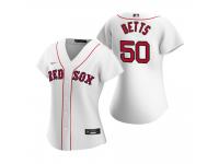 Women's Boston Red Sox Mookie Betts Nike White 2020 Home Jersey