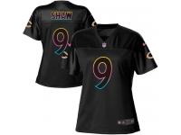 Women's Game Connor Shaw #9 Nike Black Jersey - NFL Chicago Bears Fashion