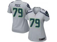 Women's Game Ethan Pocic #79 Nike Grey Alternate Jersey - NFL Seattle Seahawks