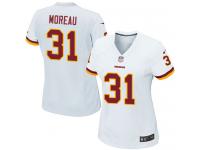 Women's Game Fabian Moreau #31 Nike White Road Jersey - NFL Washington Redskins