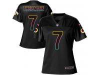 Women's Game Joe Theismann #7 Nike Black Jersey - NFL Washington Redskins Fashion