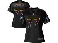 Women's Game Nate Solder #77 Nike Black Jersey - NFL New England Patriots Fashion