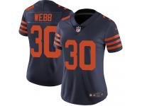 Women's Limited B.W. Webb #30 Nike Navy Blue Alternate Jersey - NFL Chicago Bears Vapor Untouchable