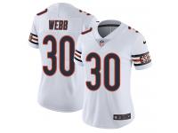 Women's Limited B.W. Webb #30 Nike White Road Jersey - NFL Chicago Bears Vapor Untouchable