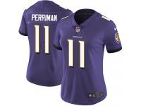 Women's Limited Breshad Perriman #11 Nike Purple Home Jersey - NFL Baltimore Ravens Vapor Untouchable
