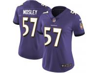 Women's Limited C.J. Mosley #57 Nike Purple Home Jersey - NFL Baltimore Ravens Vapor Untouchable