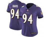 Women's Limited Carl Davis #94 Nike Purple Home Jersey - NFL Baltimore Ravens Vapor Untouchable