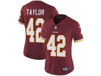 Women's Limited Charley Taylor #42 Nike Burgundy Red Home Jersey - NFL Washington Redskins Vapor