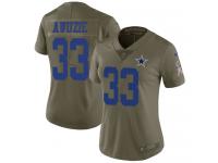 Women's Limited Chidobe Awuzie #33 Nike Olive Jersey - NFL Dallas Cowboys 2017 Salute to Service