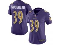 Women's Limited Danny Woodhead #39 Nike Purple Jersey - NFL Baltimore Ravens Rush
