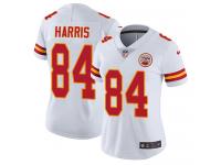 Women's Limited Demetrius Harris #84 Nike White Road Jersey - NFL Kansas City Chiefs Vapor Untouchable