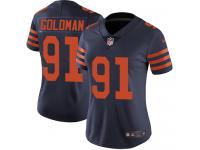 Women's Limited Eddie Goldman #91 Nike Navy Blue Alternate Jersey - NFL Chicago Bears Vapor Untouchable
