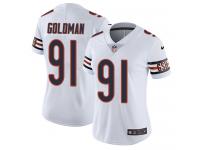 Women's Limited Eddie Goldman #91 Nike White Road Jersey - NFL Chicago Bears Vapor Untouchable