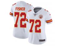 Women's Limited Eric Fisher #72 Nike White Road Jersey - NFL Kansas City Chiefs Vapor Untouchable