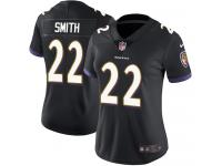 Women's Limited Jimmy Smith #22 Nike Black Alternate Jersey - NFL Baltimore Ravens Vapor Untouchable
