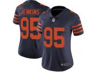 Women's Limited John Jenkins #95 Nike Navy Blue Alternate Jersey - NFL Chicago Bears Vapor Untouchable