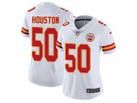 Women's Limited Justin Houston #50 Nike White Road Jersey - NFL Kansas City Chiefs Vapor Untouchable