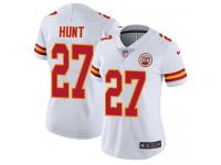Women's Limited Kareem Hunt #27 Nike White Road Jersey - NFL Kansas City Chiefs Vapor Untouchable
