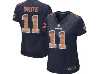 Women's Limited Kevin White #11 Nike Navy Blue Jersey - NFL Chicago Bears Strobe