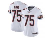 Women's Limited Kyle Long #75 Nike White Road Jersey - NFL Chicago Bears Vapor Untouchable