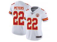 Women's Limited Marcus Peters #22 Nike White Road Jersey - NFL Kansas City Chiefs Vapor Untouchable