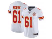 Women's Limited Mitch Morse #61 Nike White Road Jersey - NFL Kansas City Chiefs Vapor Untouchable