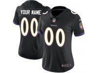 Women's Limited Nike Black Alternate Jersey - NFL Baltimore Ravens Customized Vapor Untouchable