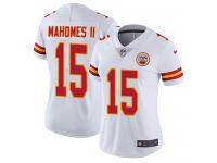 Women's Limited Patrick Mahomes II #15 Nike White Road Jersey - NFL Kansas City Chiefs Vapor Untouchable