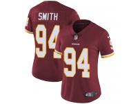 Women's Limited Preston Smith #94 Nike Burgundy Red Home Jersey - NFL Washington Redskins Vapor