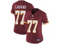 Women's Limited Shawn Lauvao #77 Nike Burgundy Red Home Jersey - NFL Washington Redskins Vapor