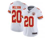Women's Limited Steven Nelson #20 Nike White Road Jersey - NFL Kansas City Chiefs Vapor Untouchable
