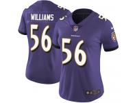 Women's Limited Tim Williams #56 Nike Purple Home Jersey - NFL Baltimore Ravens Vapor Untouchable
