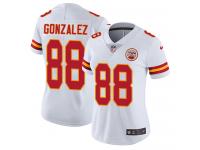 Women's Limited Tony Gonzalez #88 Nike White Road Jersey - NFL Kansas City Chiefs Vapor Untouchable