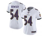 Women's Limited Tyus Bowser #54 Nike White Road Jersey - NFL Baltimore Ravens Vapor Untouchable