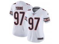 Women's Limited Willie Young #97 Nike White Road Jersey - NFL Chicago Bears Vapor Untouchable