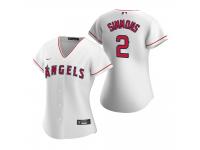 Women's Los Angeles Angels Andrelton Simmons Nike White 2020 Home Jersey