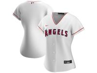 Women's Los Angeles Angels Nike White Home 2020 Team Jersey