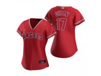 Women's Los Angeles Angels Shohei Ohtani Nike Red 2020 Alternate Jersey
