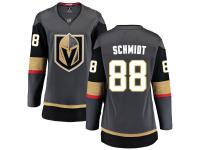 Women's NHL Vegas Golden Knights #88 Nate Schmidt Breakaway Home Jersey Black