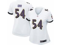 Women's Nike Baltimore Ravens #54 Zach Orr Game White NFL Jersey