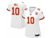 Women's Nike Kansas City Chiefs #10 Tyreek Hill Limited White NFL Jersey