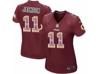 Women's Nike Washington Redskins #11 DeSean Jackson Limited Burgundy Red Strobe NFL Jersey
