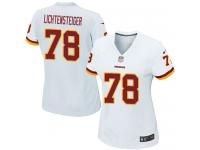 Women's Nike Washington Redskins #78 Kory Lichtensteiger Game White NFL Jersey