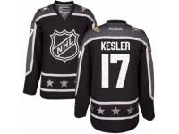Women's Reebok Anaheim Ducks #17 Ryan Kesler Black Pacific Division 2017 All-Star NHL Jersey