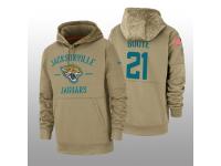 Youth 2019 Salute to Service A.J. Bouye Jaguars Tan Sideline Therma Hoodie Jacksonville Jaguars