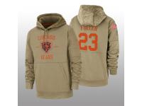 Youth 2019 Salute to Service Kyle Fuller Bears Tan Sideline Therma Hoodie Chicago Bears